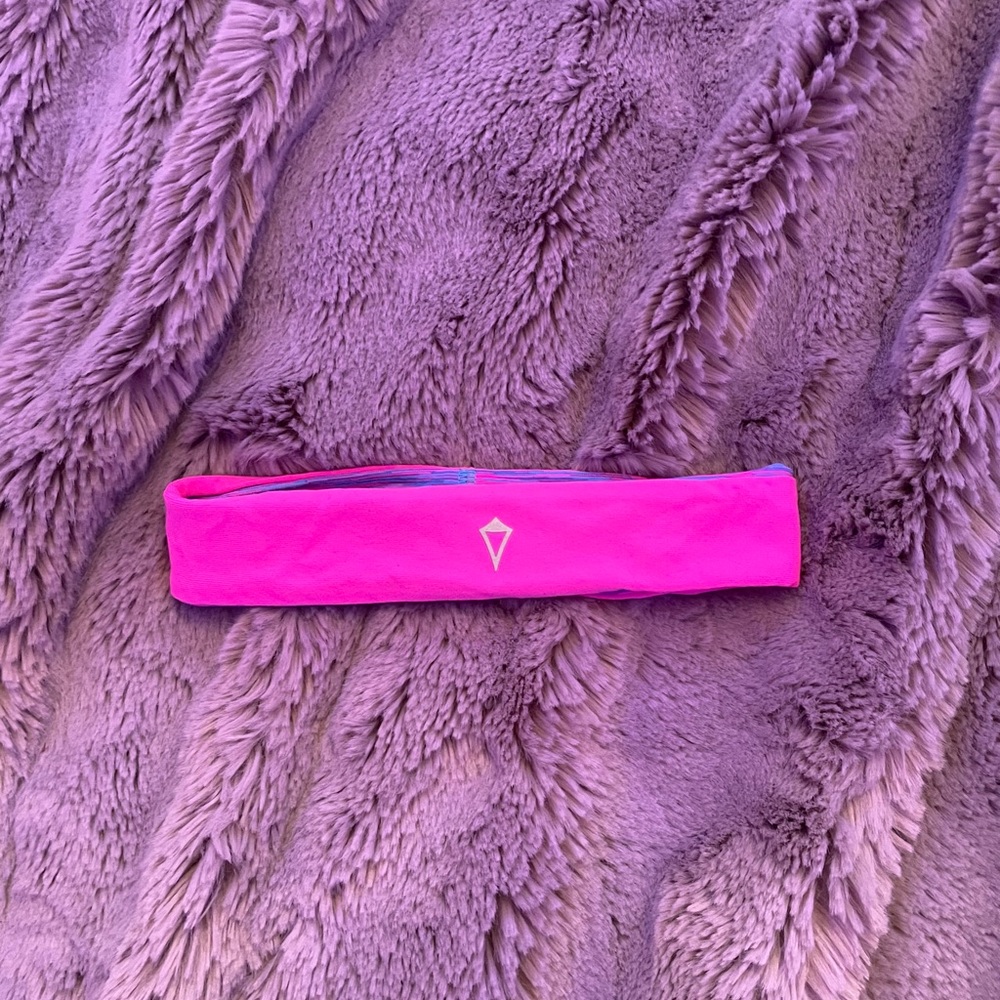 Bright pink Ivivva headband